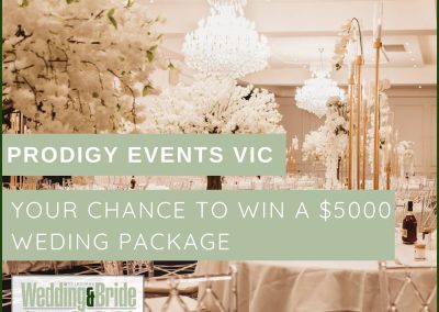 Prodigy Events Vic – Win a Raffle Prize