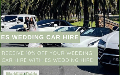 ES Wedding Car Hire – 10% off your wedding car hire