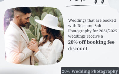 Dust and Salt Photography Booking Fee Discount