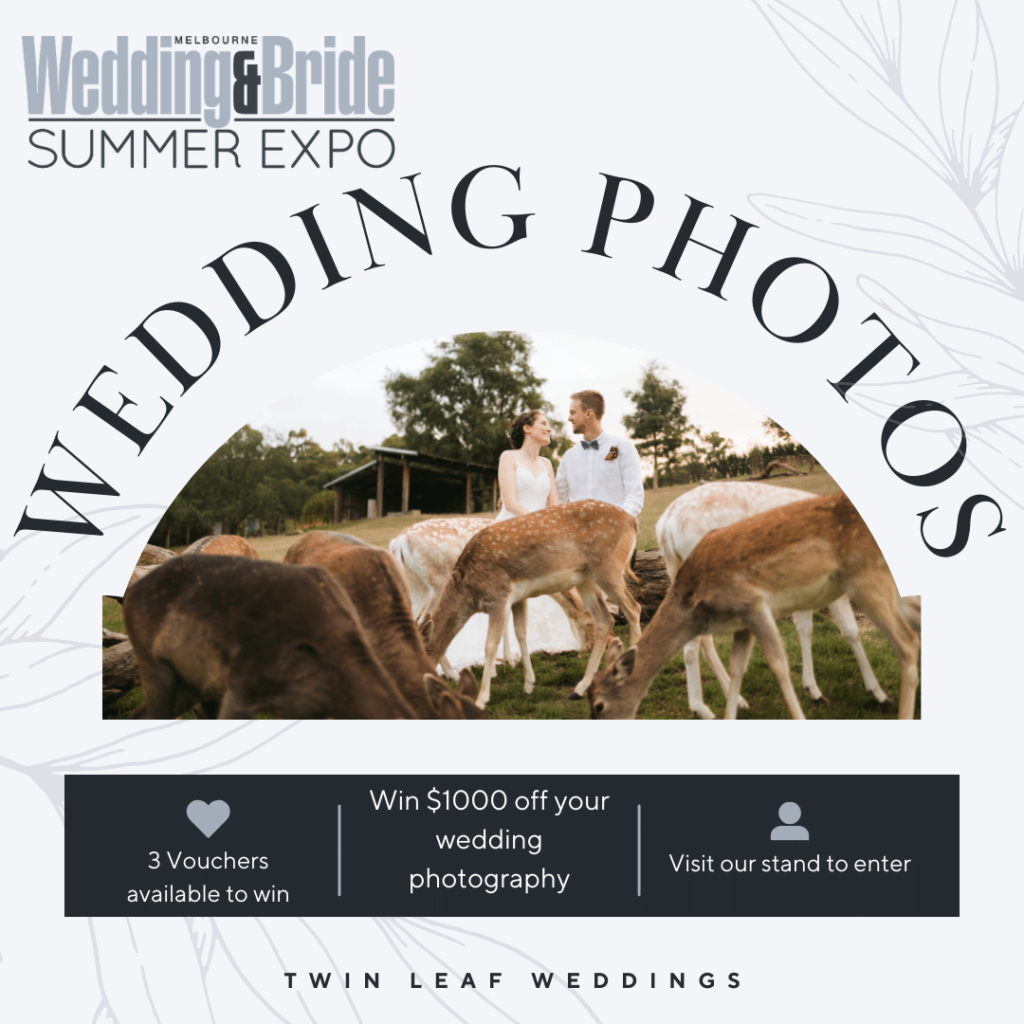 Twin Leaf Weddings – Win 1 of 3 $1000 Vouchers