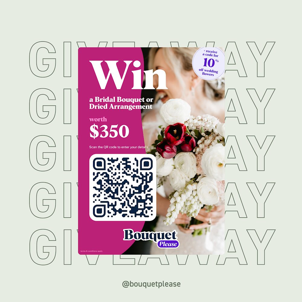 Win a Bridal Bouquet From Bouquet Please