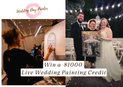 Win a Live Painting with Wedding Day Painter