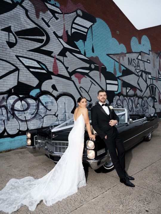Cadillac Dreams Sweet Ice Cream Photography wedding reception rustic style long benches hall exposed rafters