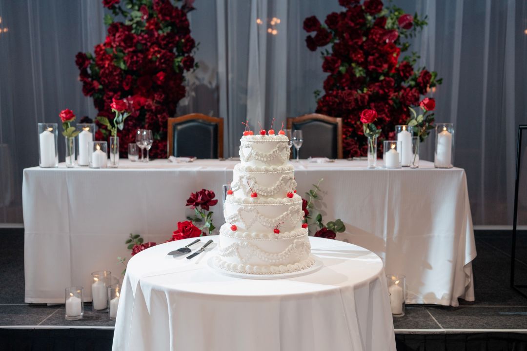 Sweet Ice Cream Photography  wedding reception rustic style long benches hall exposed rafters 